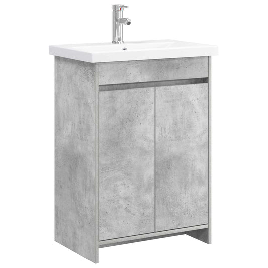 Bathroom Furniture Set Concrete Grey 81 x 40 x 84.5 cm