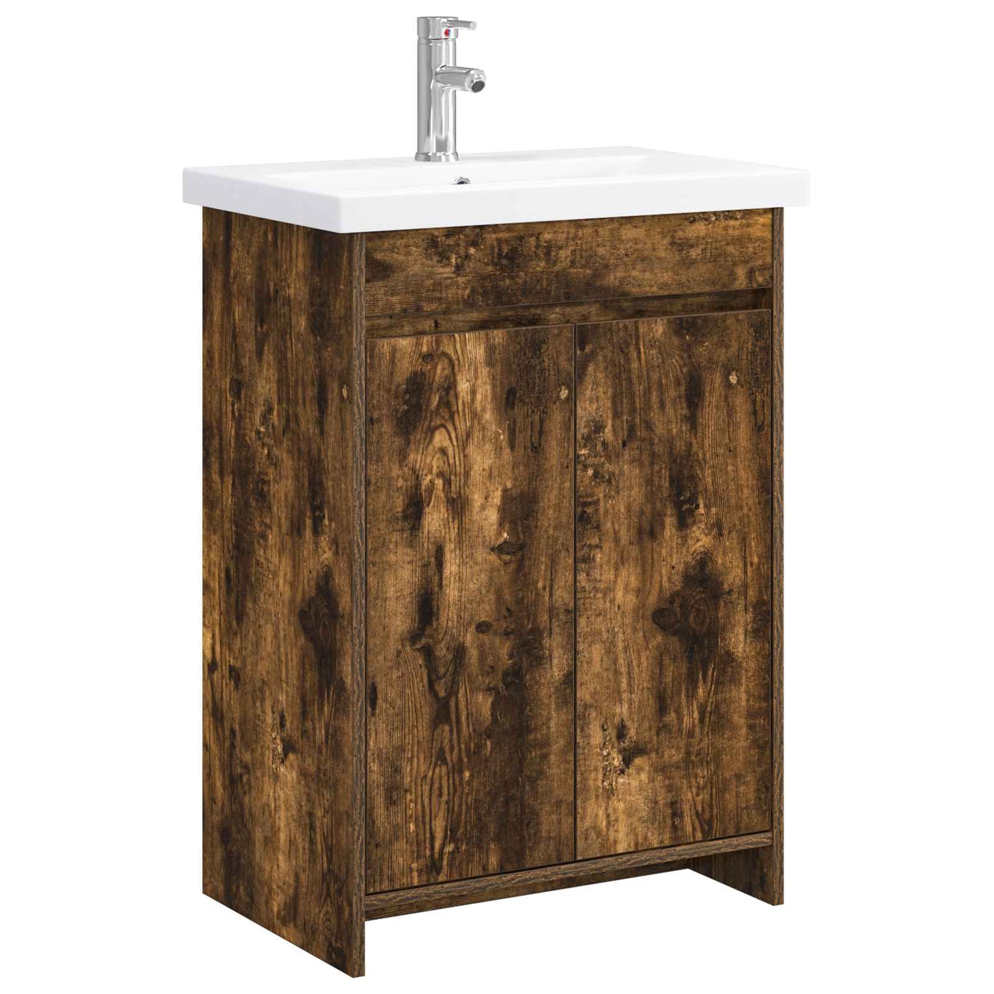 Bathroom Furniture Set Smoked Oak 81 x 40 x 84.5 cm