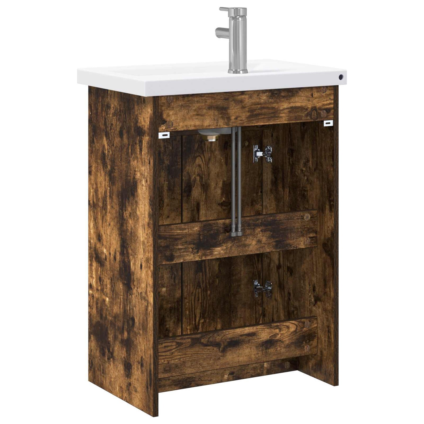Bathroom Furniture Set Smoked Oak 81 x 40 x 84.5 cm