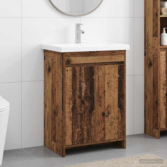 Bathroom Furniture Set Old Wood 81 x 40 x 84.5 cm