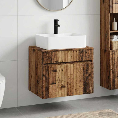 Bathroom Furniture Set Old Wood Engineered Wood