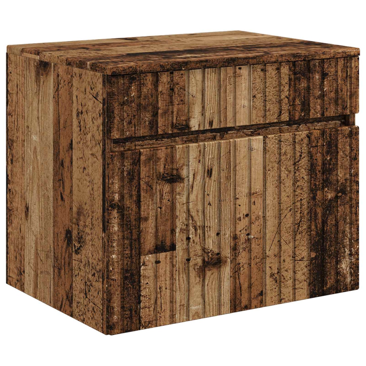 Bathroom Furniture Set Old Wood Engineered Wood