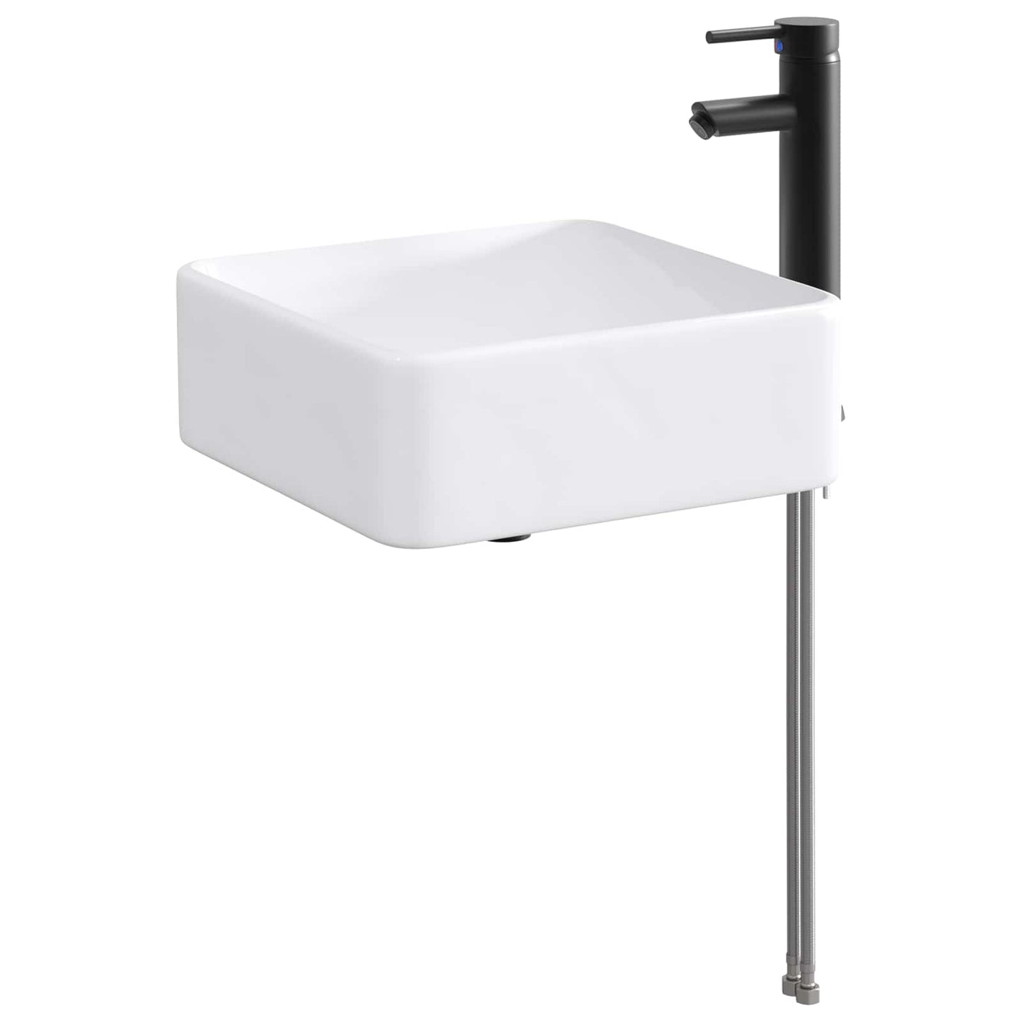 Bathroom Furniture Set Sonoma Oak Engineered Wood