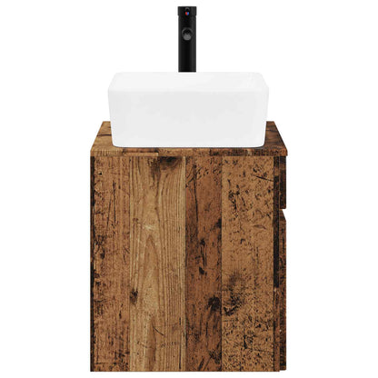 Bathroom Furniture Set Old Wood Engineered Wood