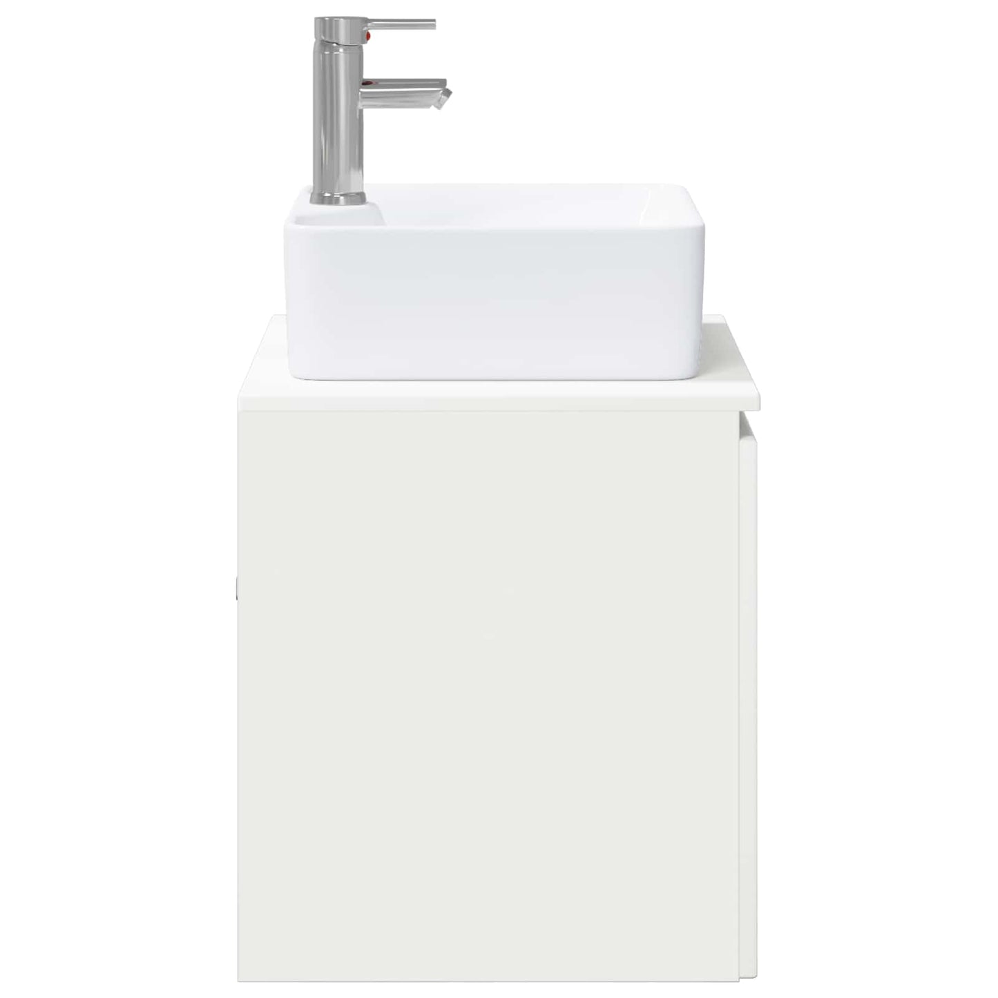 Bathroom Furniture Set White Engineered Wood