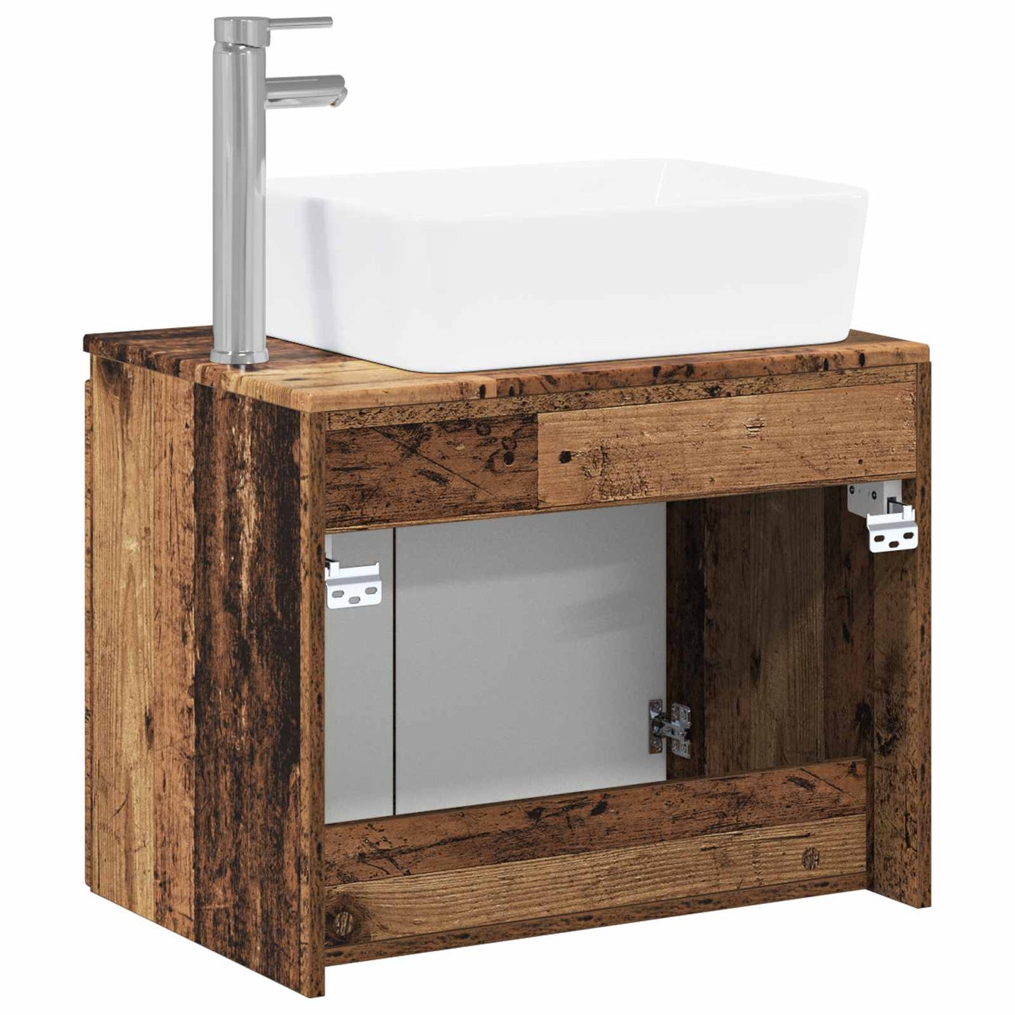 Bathroom Furniture Set Old Wood Engineered Wood