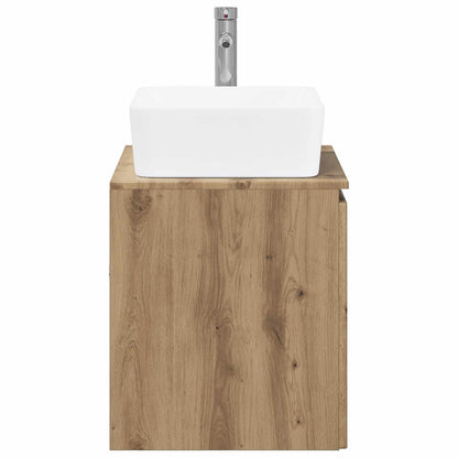 Bathroom Furniture Set Artisan Oak Engineered Wood