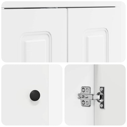 Bathroom Furniture Set White 61 x 40 x 84.5 cm Engineered Wood