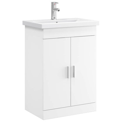 Bathroom Furniture Set White 61 x 40 x 84.5 cm Engineered Wood