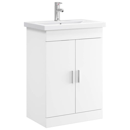 Bathroom Furniture Set White 61 x 40 x 84.5 cm Engineered Wood