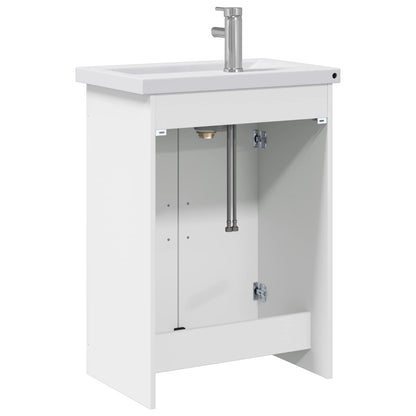 Bathroom Furniture Set White 61 x 40 x 84.5 cm Engineered Wood