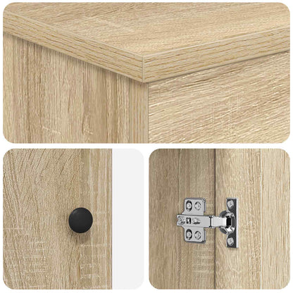 Bathroom Furniture Set Sonoma Oak 61 x 40 x 84.5 cm