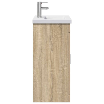 Bathroom Furniture Set Sonoma Oak 61 x 40 x 84.5 cm