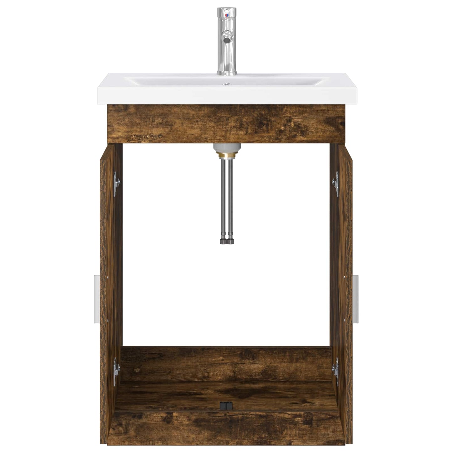 Bathroom Furniture Set Smoked Oak 61 x 40 x 84.5 cm