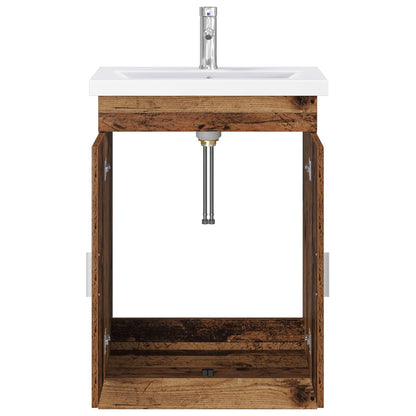 Bathroom Furniture Set Old Wood 61 x 40 x 84.5 cm