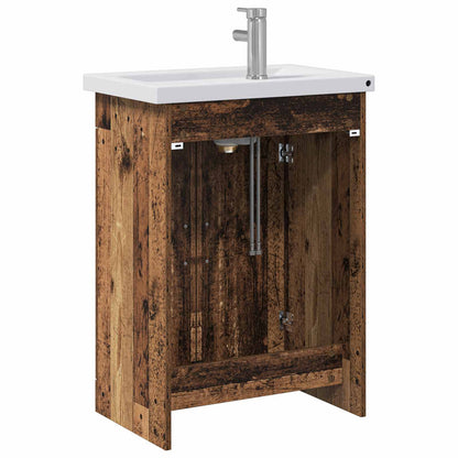 Bathroom Furniture Set Old Wood 61 x 40 x 84.5 cm