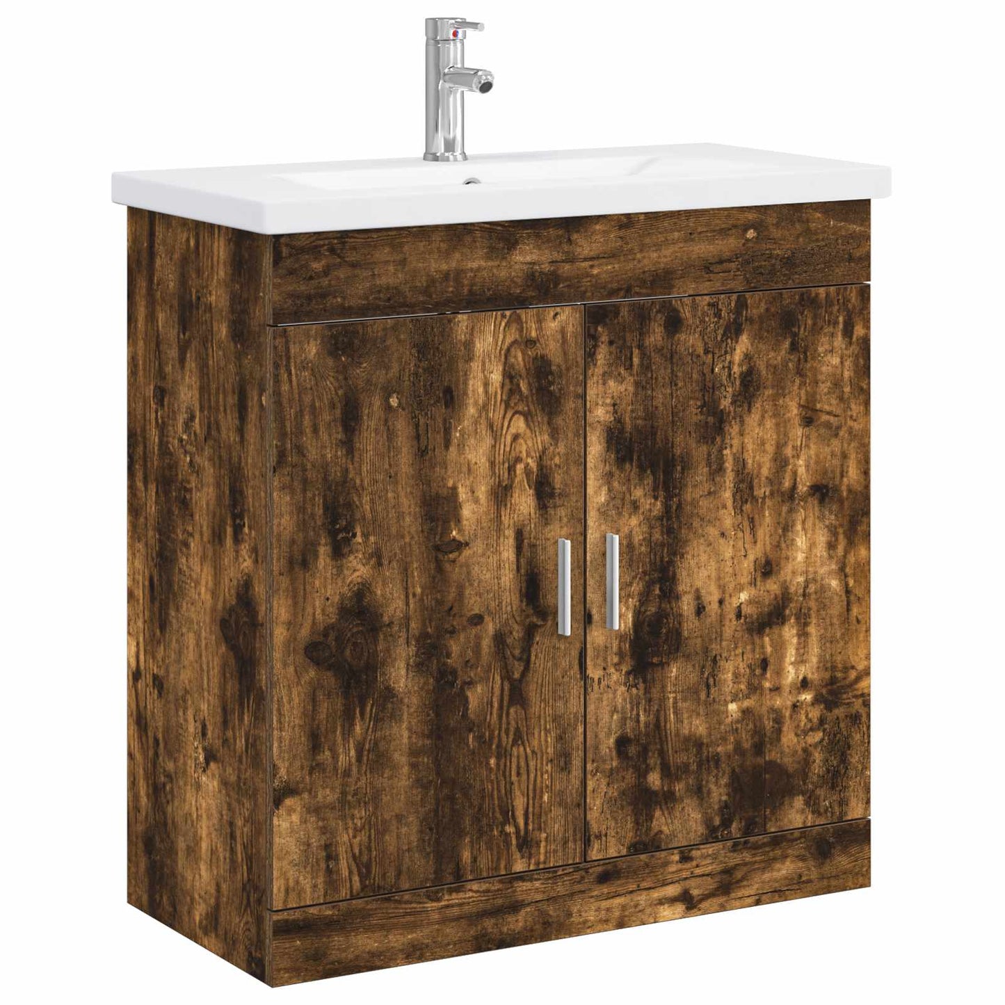 Bathroom Furniture Set Smoked Oak 81 x 40 x 84.5 cm