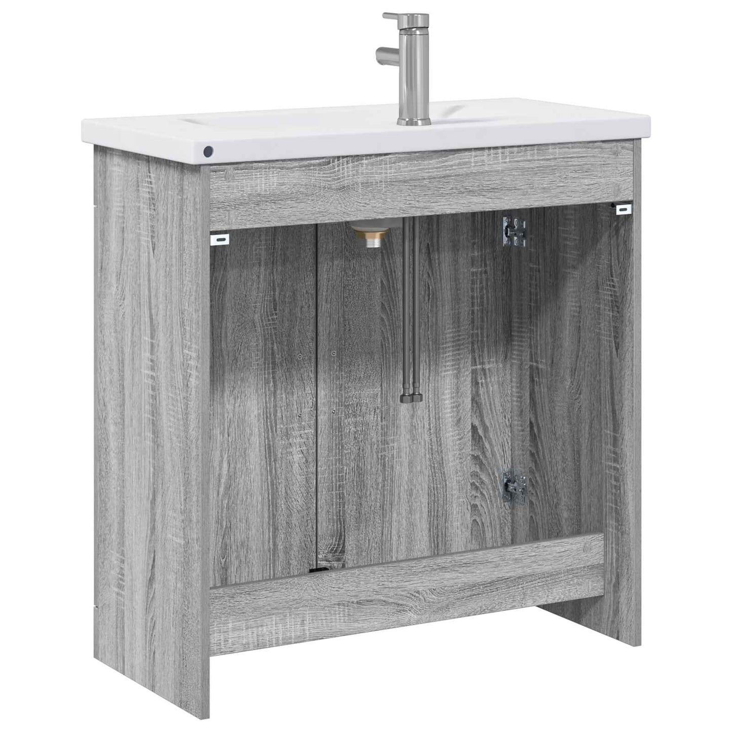 Bathroom Furniture Set Grey Sonoma 81 x 40 x 84.5 cm