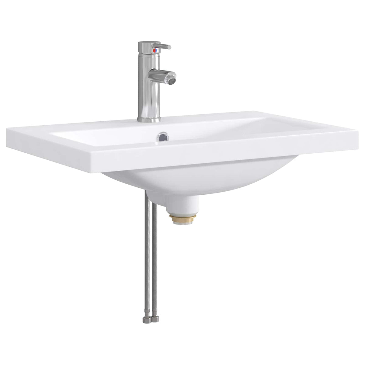 Bathroom Furniture Set Black Oak 61 x 40 x 84.5 cm