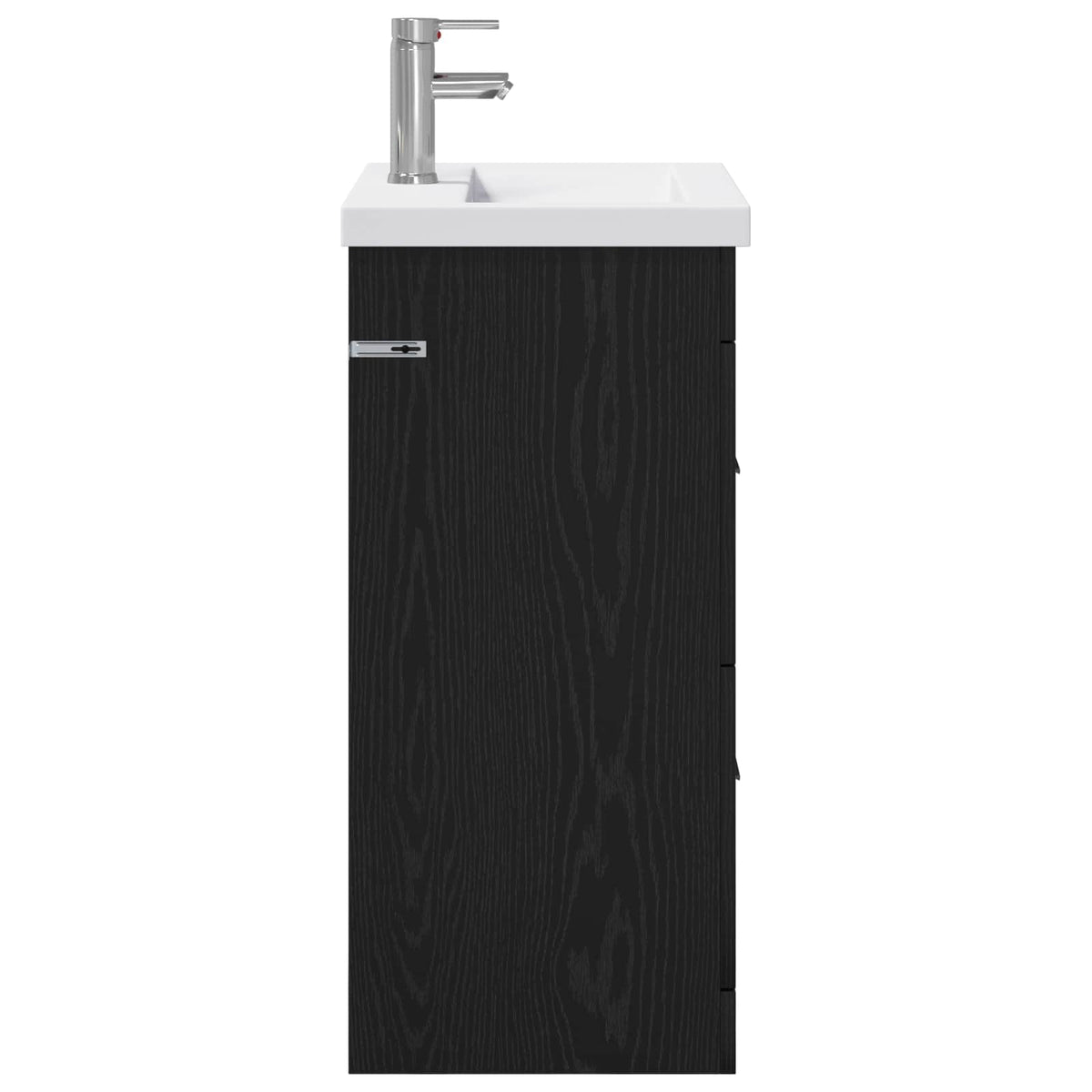 Bathroom Furniture Set Black Oak 61 x 40 x 84.5 cm