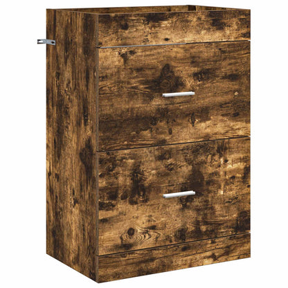 Bathroom Furniture Set Smoked Oak 61 x 40 x 84.5 cm