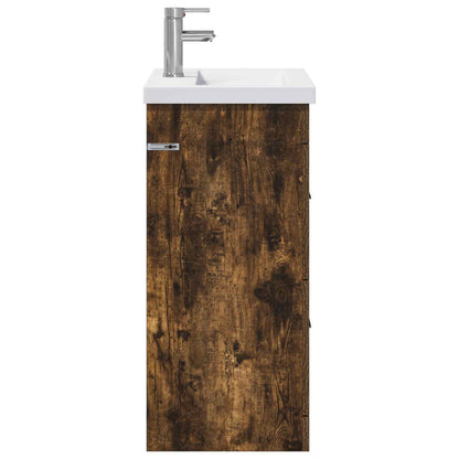 Bathroom Furniture Set Smoked Oak 61 x 40 x 84.5 cm