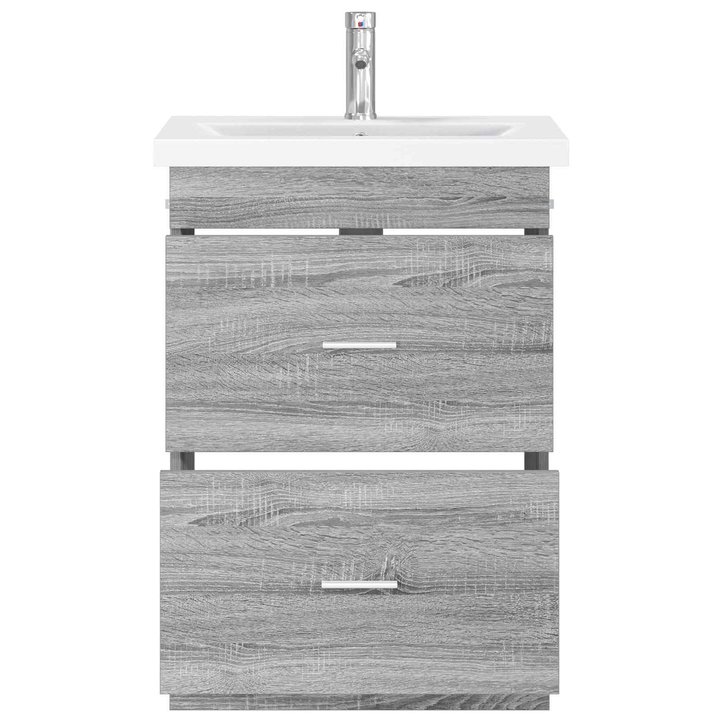 Bathroom Furniture Set Grey Sonoma 61 x 40 x 84.5 cm