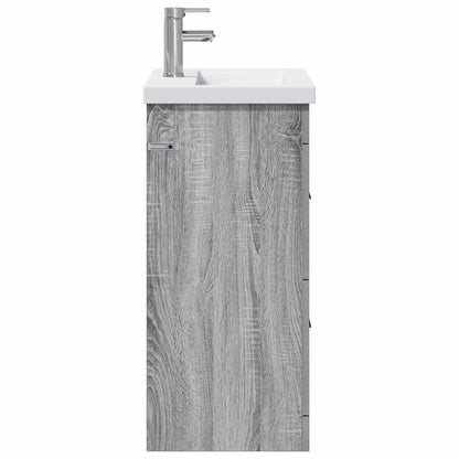 Bathroom Furniture Set Grey Sonoma 61 x 40 x 84.5 cm