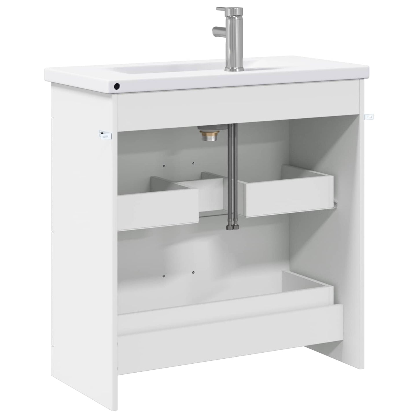 Bathroom Furniture Set White 81 x 40 x 84.5 cm Engineered Wood