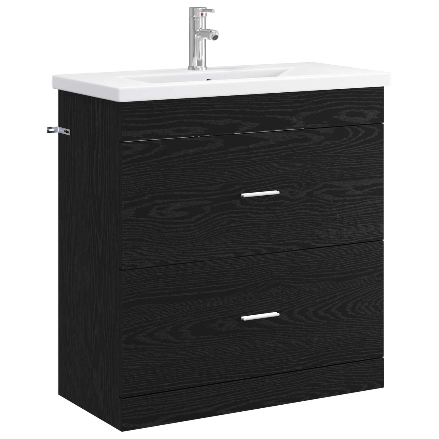 Bathroom Furniture Set Black Oak 81 x 40 x 84.5 cm