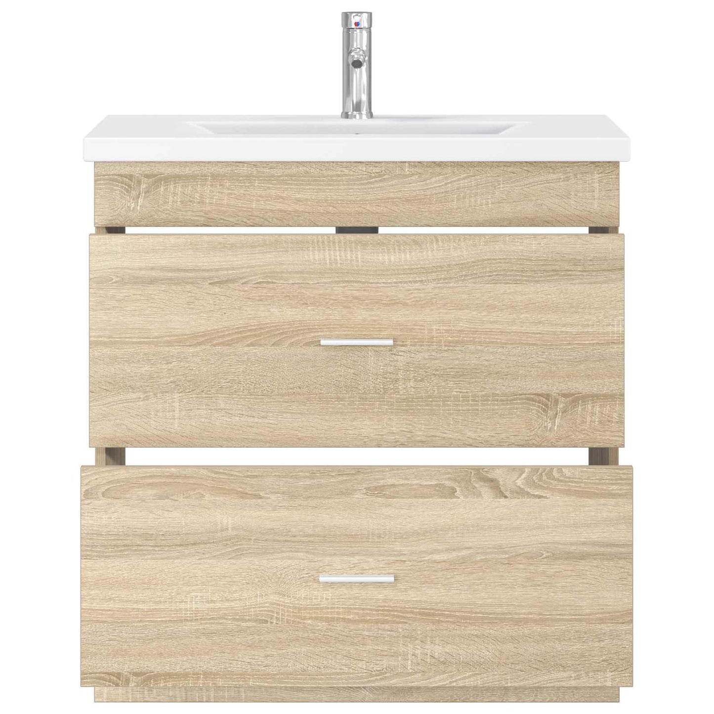 Bathroom Furniture Set Sonoma Oak 81 x 40 x 84.5 cm