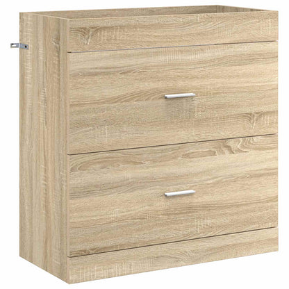Bathroom Furniture Set Sonoma Oak 81 x 40 x 84.5 cm