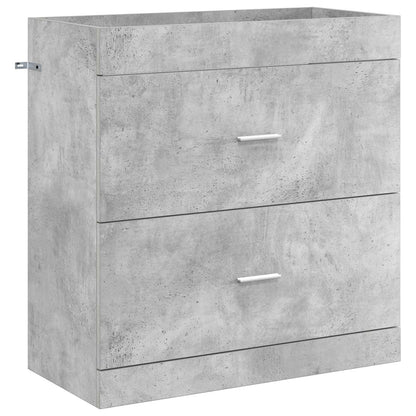 Bathroom Furniture Set Concrete Grey 81 x 40 x 84.5 cm