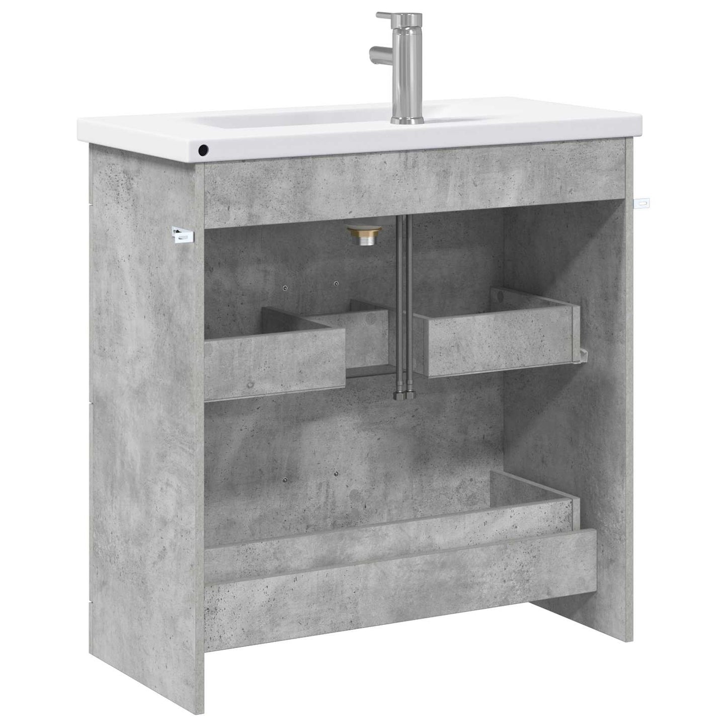 Bathroom Furniture Set Concrete Grey 81 x 40 x 84.5 cm