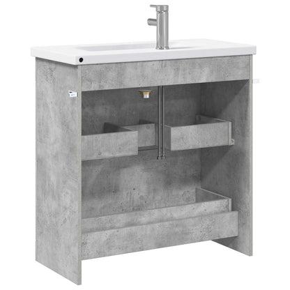 Bathroom Furniture Set Concrete Grey 81 x 40 x 84.5 cm