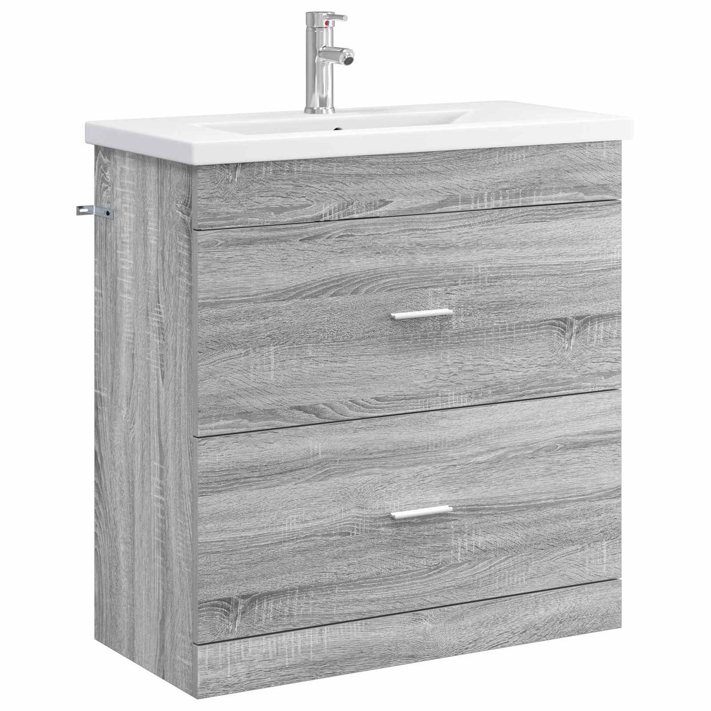 Bathroom Furniture Set Grey Sonoma 81 x 40 x 84.5 cm