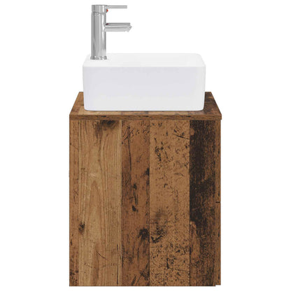 Bathroom Furniture Set Old Wood Engineered Wood