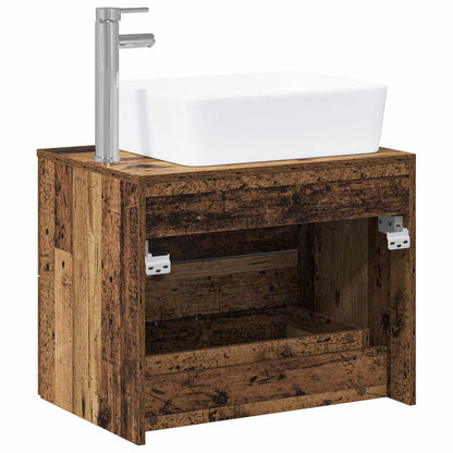 Bathroom Furniture Set Old Wood Engineered Wood