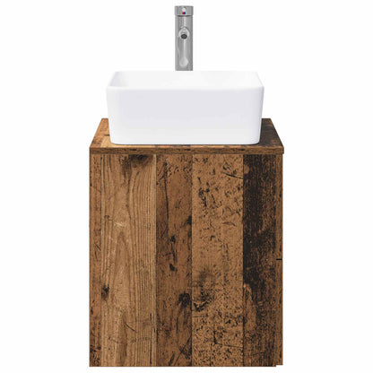 Bathroom Furniture Set Old Wood Engineered Wood