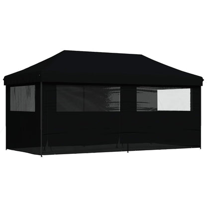 Party Tent Folding Black 292 x 580 x 315 cm Oxford Fabric