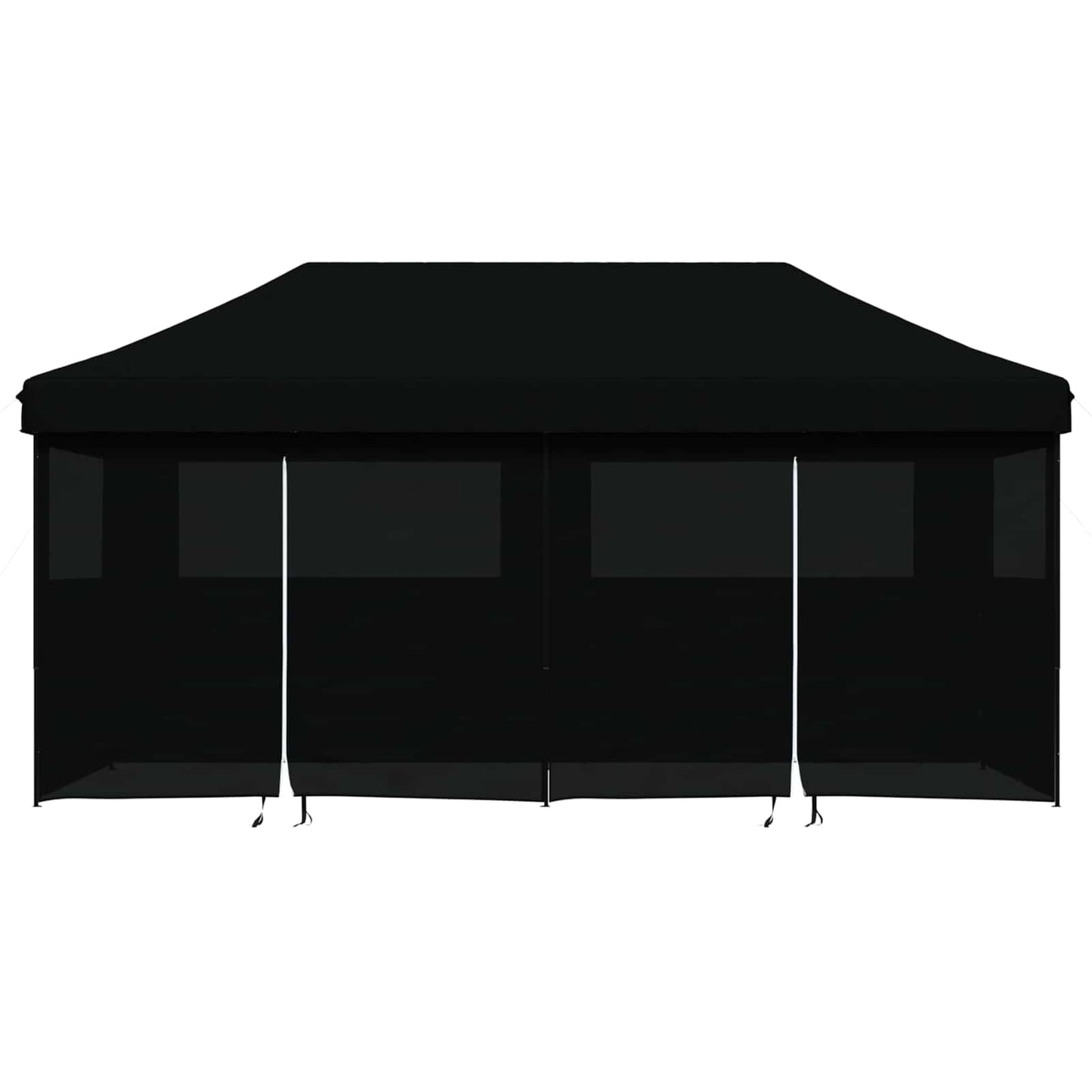 Party Tent Folding Black 292 x 580 x 315 cm Oxford Fabric