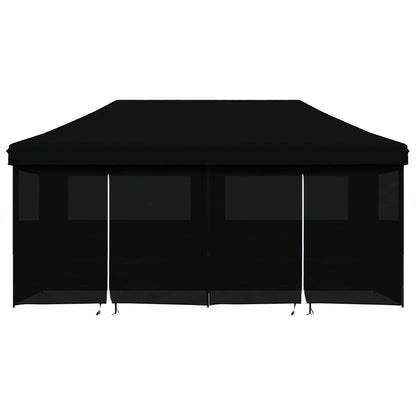 Party Tent Folding Black 292 x 580 x 315 cm Oxford Fabric