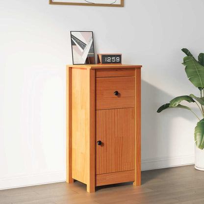 Sideboard Wax Brown 39 x 34.5 x 80 cm Solid Pine Wood