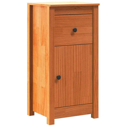 Sideboard Wax Brown 39 x 34.5 x 80 cm Solid Pine Wood