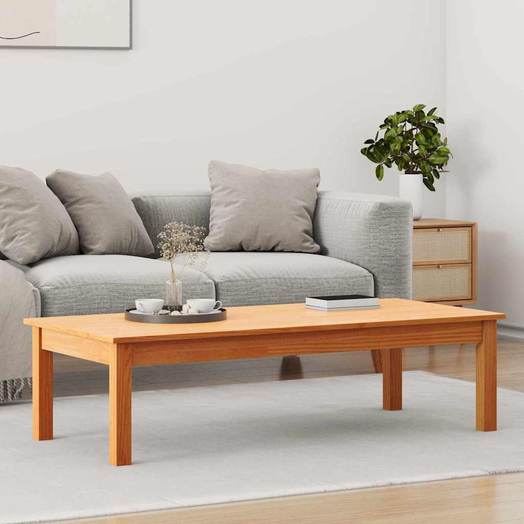 Coffee Table Max Brown 110 x 50 x 30 cm Solid Pine Wood