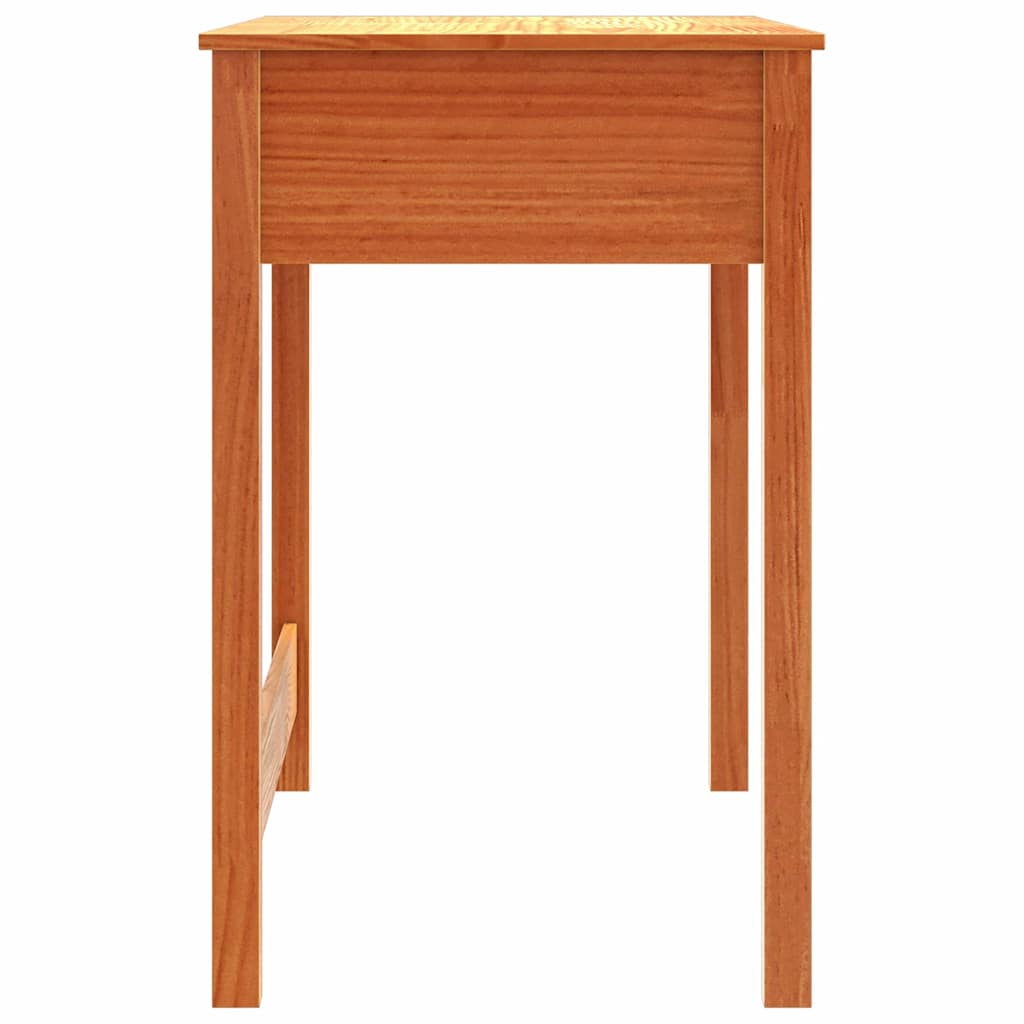 Desk with Drawer Max Brown 100 x 50 x 78 cm Solid Pine Wood