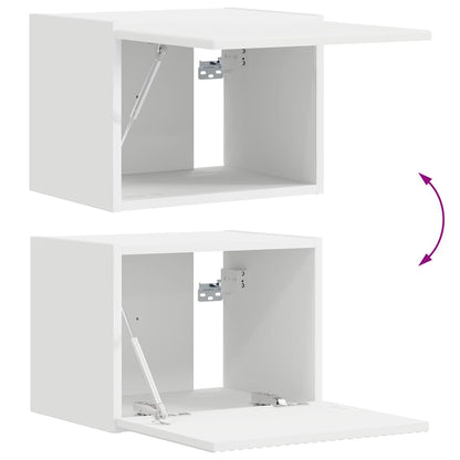 TV Wall Cabinet White 39 x 31 x 29.5 cm Engineered Wood