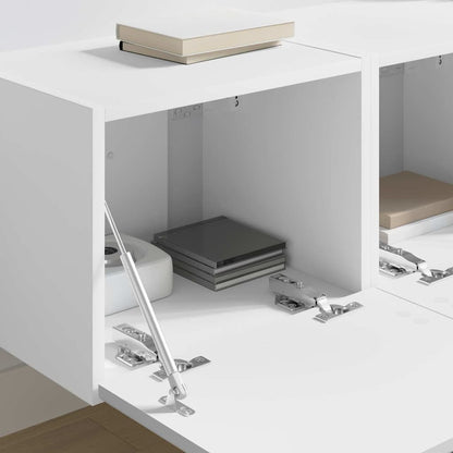 TV Wall Cabinet 2 pcs White 39 x 31 x 29.5 cm Engineered Wood