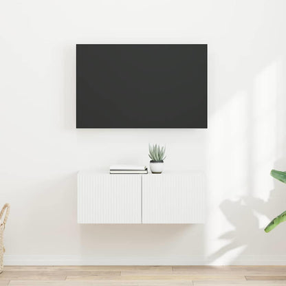 TV Wall Cabinet 2 pcs White 39 x 31 x 29.5 cm Engineered Wood