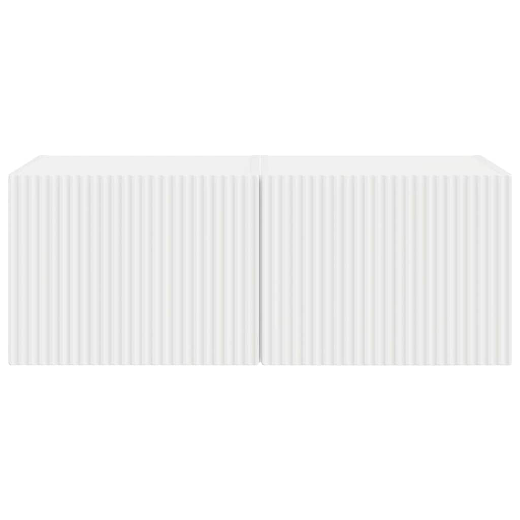 TV Wall Cabinet 2 pcs White 39 x 31 x 29.5 cm Engineered Wood